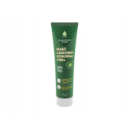 LauroCann Forte najmocniejsza maść konopna 20% z CBD i olejem laurowym 175ml
