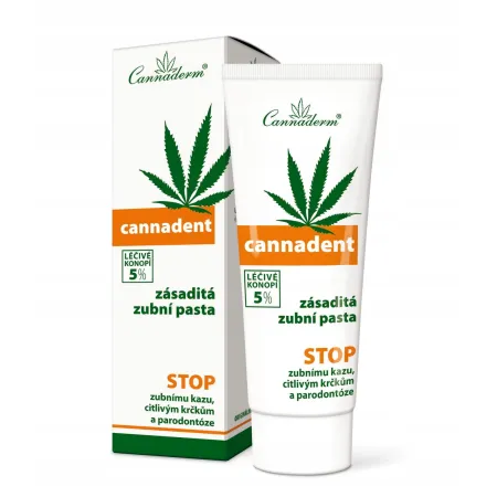 Cannadent pasta do zębów z olejem z konopi do wrażliwych zębów 75g