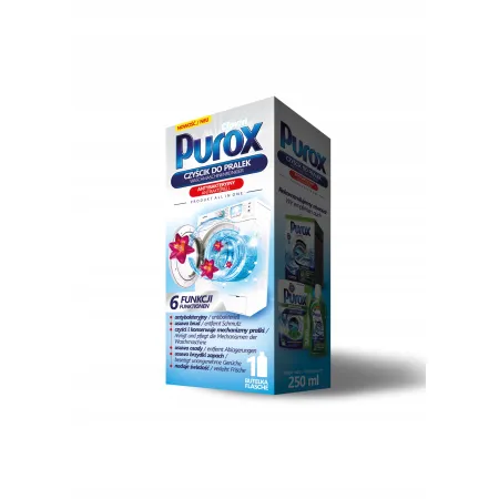 Purox Czyścik do Pralki Antybakteryjny 250ml – Czyszczenie i Ochrona Pralki