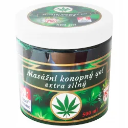 Putorius Żel konopny do masażu 500 ml bardzo mocny kamfora eukaliptus