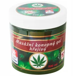 Putorius Żel konopny rozgrzewający do masażu 500 ml kamfora eukaliptus