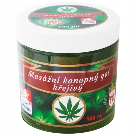 Putorius Żel konopny rozgrzewający do masażu 500 ml kamfora eukaliptus